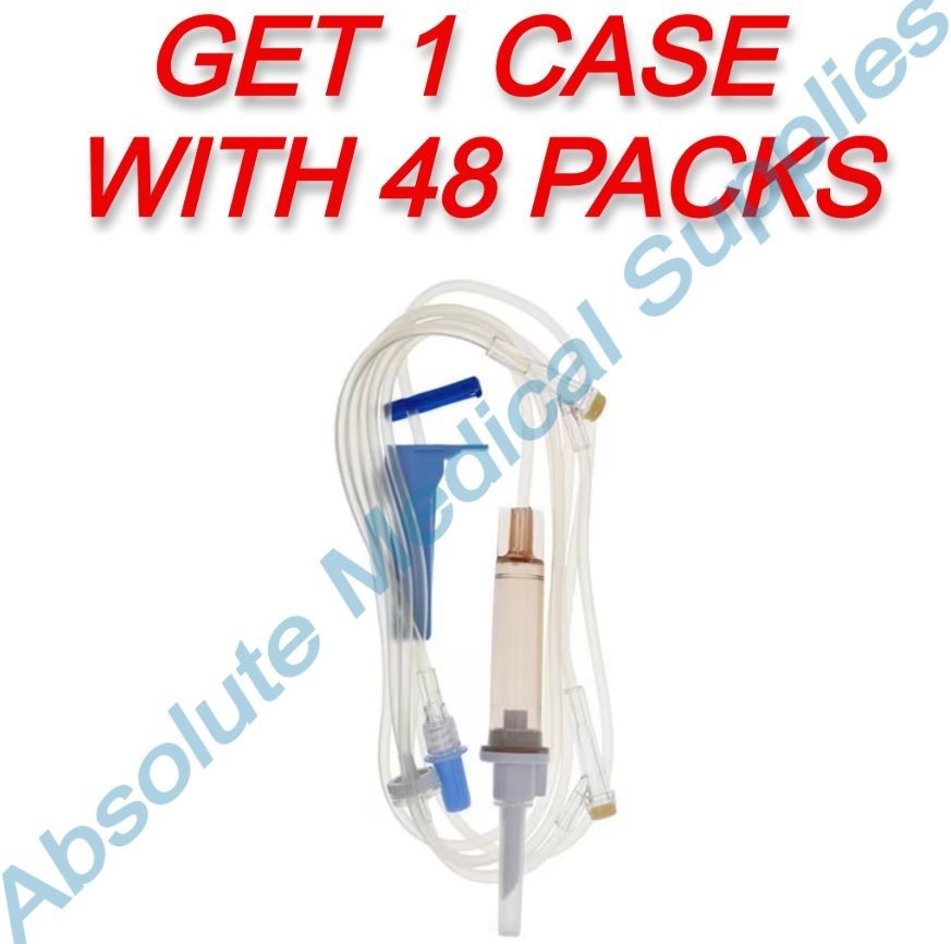 *48-Packs* Baxter Interlink System CONTINU-FLO 89" Solution Set 2C6519