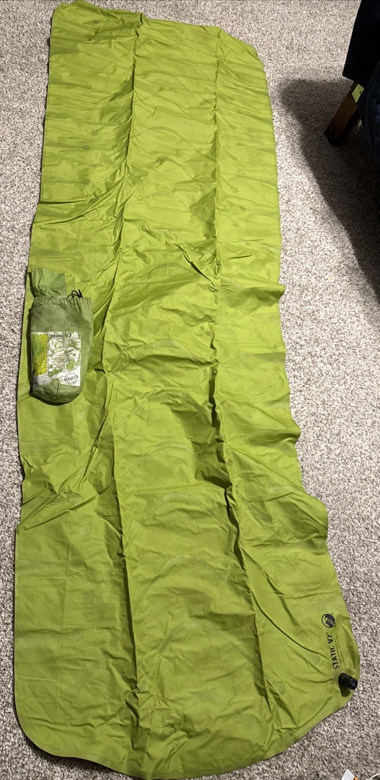 Klymit Static V2 Sleeping Camping Pad Lightweight 16.3 Oz