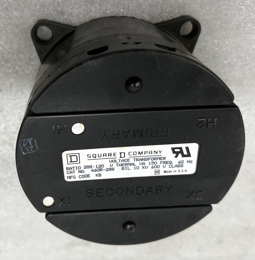 Square D 460R-288 Voltage Transformer - Ratio 288:120
