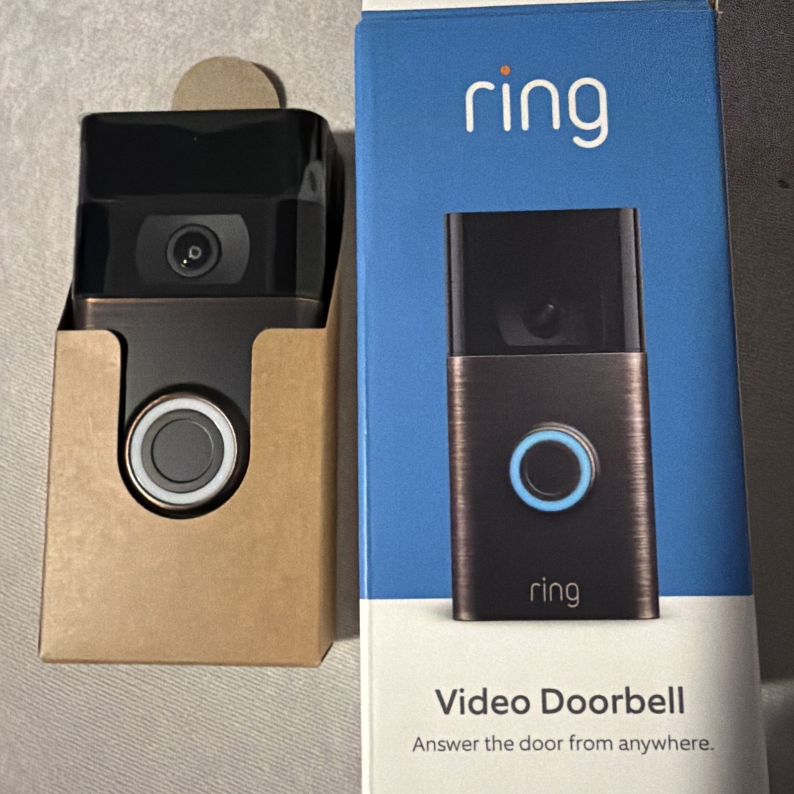 Ring Video Doorbell – newest generation, – 1080p HD video, improved New
