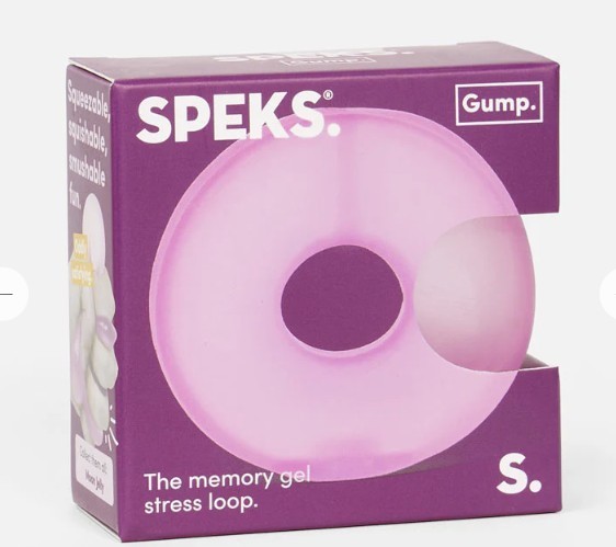 🔥Speks Gump Loop - Memory Gel Squeeze Loop - Color: Moon Jelly - NIB🔥