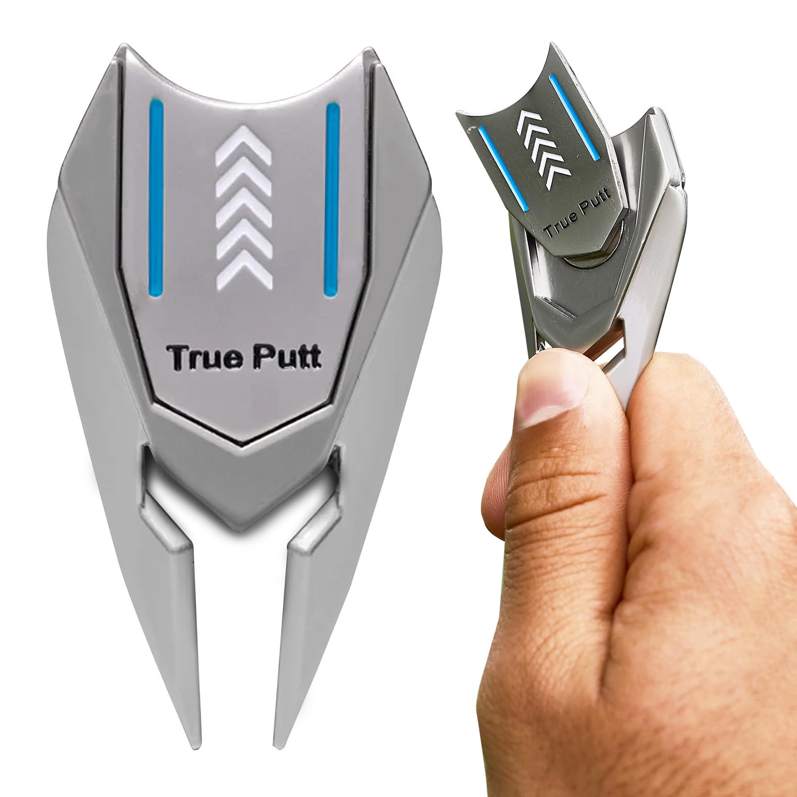 Best Ghost Golf Divot Tool - 5-in-1 Repair & Ball Marker Alignment Aid Fix Pitch