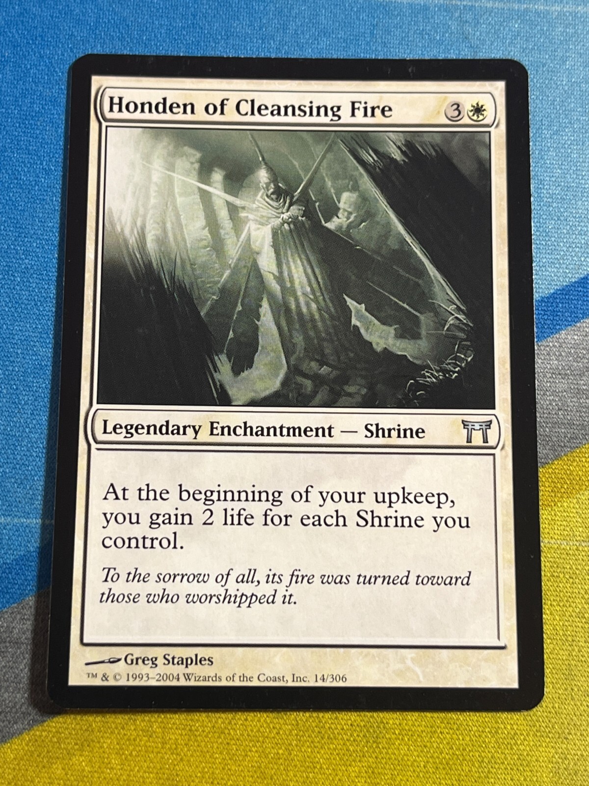 Magic the Gathering MTG Champions of Kamigawa HONDEN OF CLEANSING FIRE
