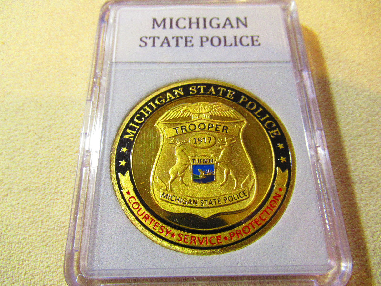 MICHIGAN STATE POLICE Challenge Coin