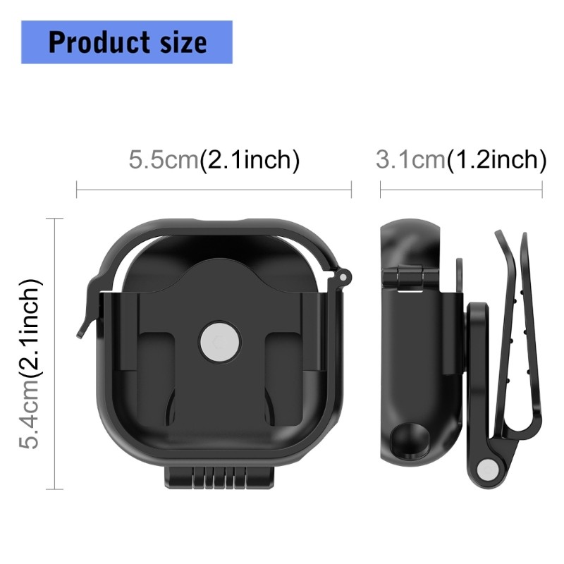 Quick Release Adjustable Hat Clip for GO UItra Action Cameras First Person