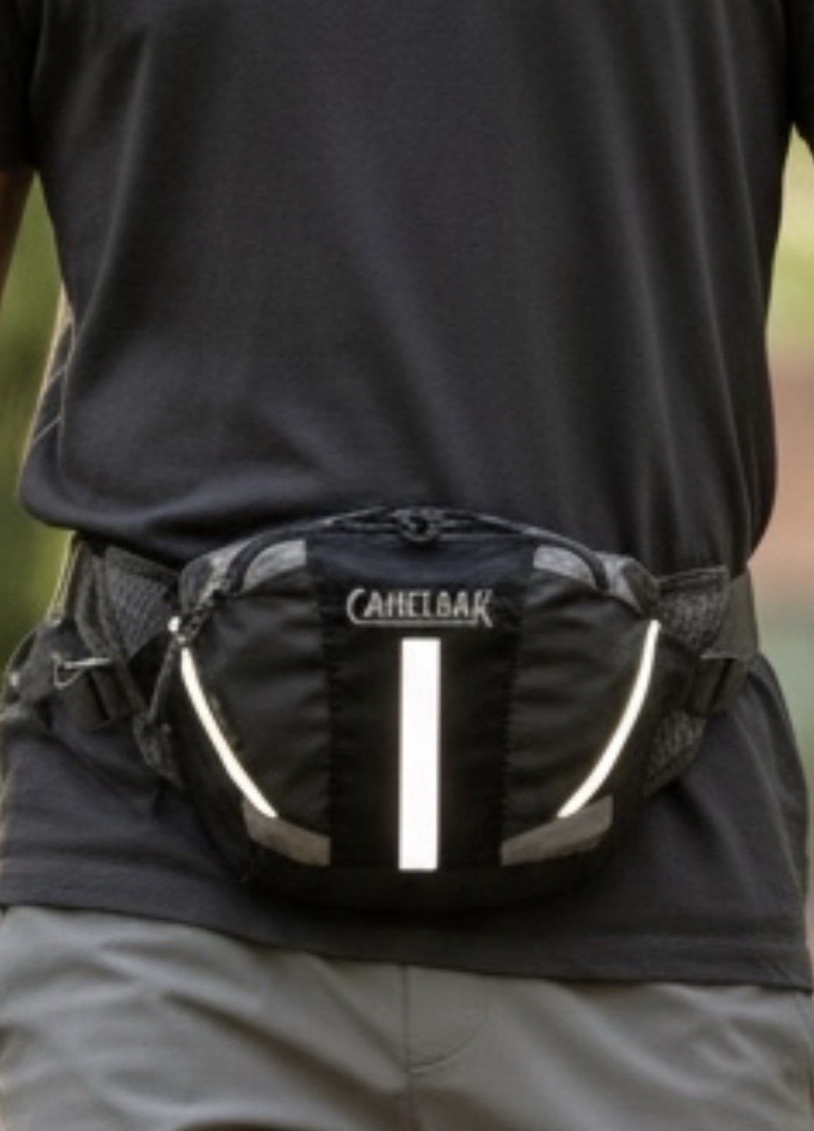 CAMELBAK FLASHFLO HYDRATION Bum Bag Fanny Waist Pack Bag, Gray And Black