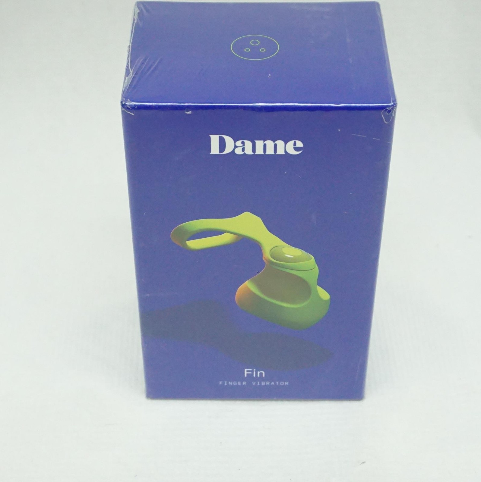 Dame Fin Finger Vibrator Compact Personal Massager Green Adult Toy