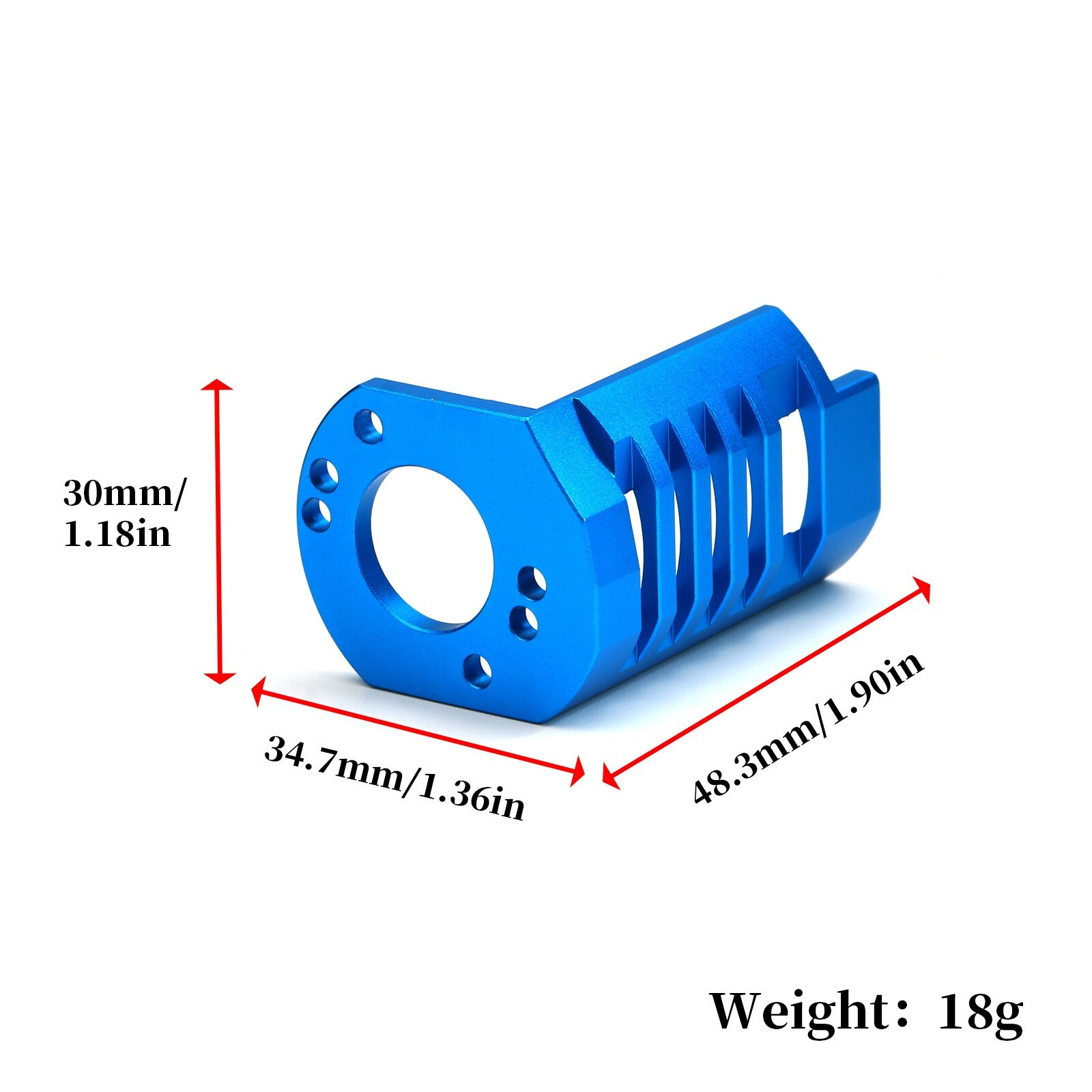 Aluminum Motor Guard for 1/10 TAMIYA RC Car WR02 GF01 G601