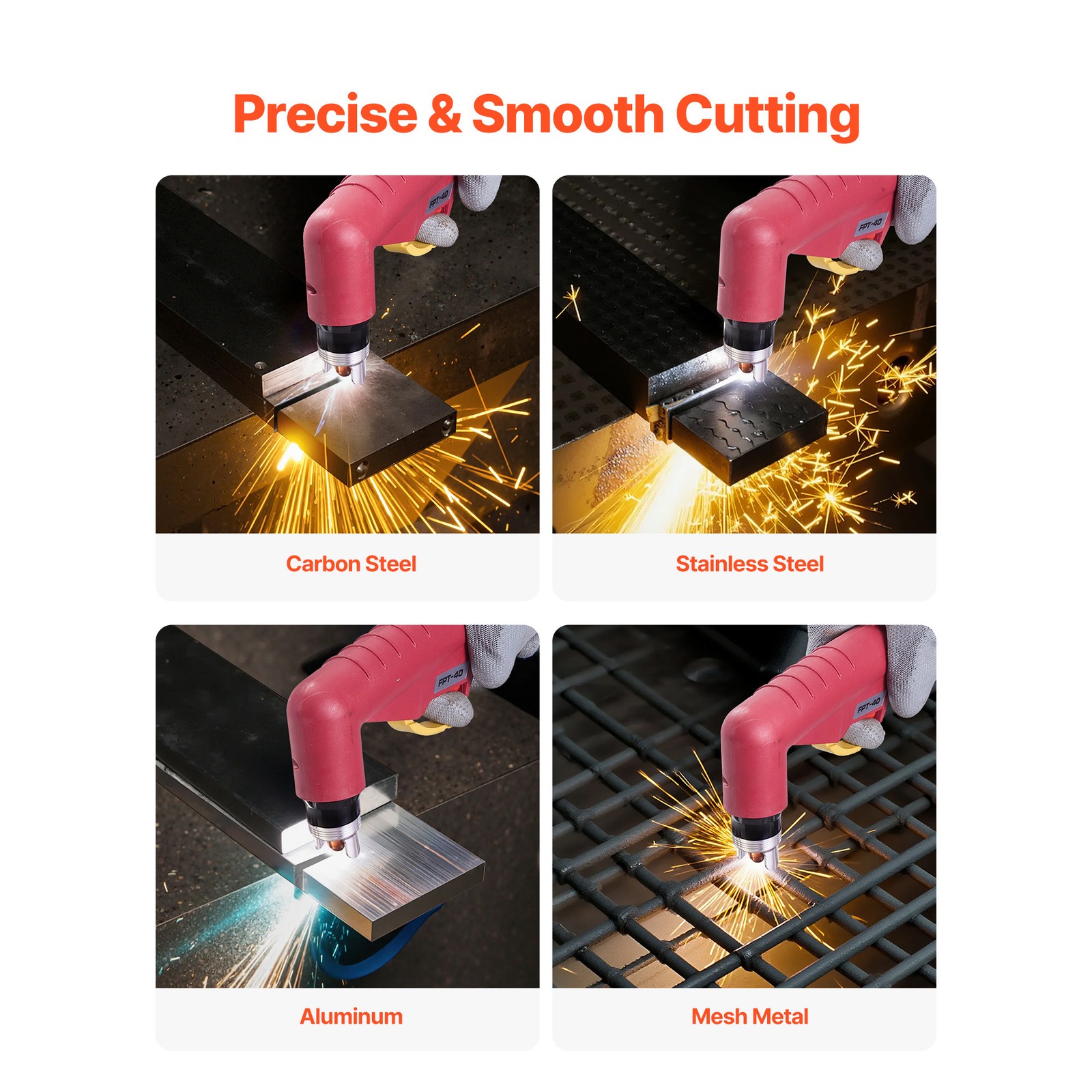 Uimoso 65A Plasma Cutter with Non-Touch Pilot Arc and Low-Frequency Operation