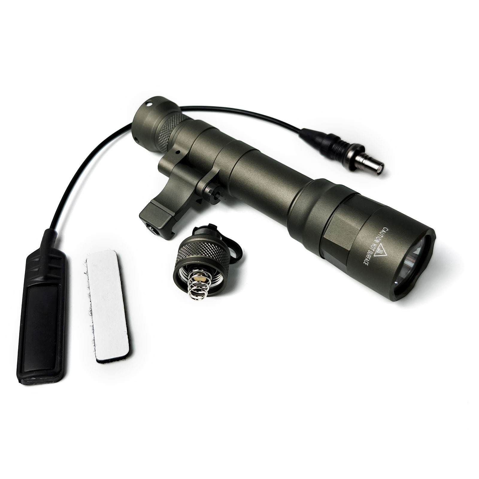Mini M640DFT Weapon Light LED Spotlight Flashlight Offset Mount Fits 20mm Rail