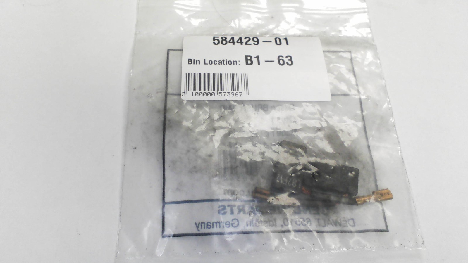 carbon brushes for electric motor 584429-01