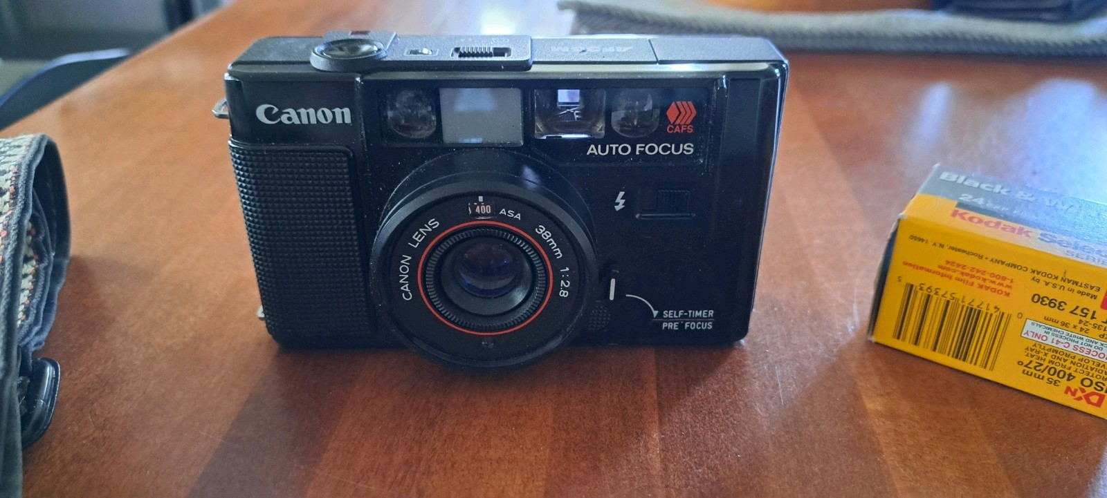 Canon AF35M Black Point & Shoot Auto Focus Film Camera