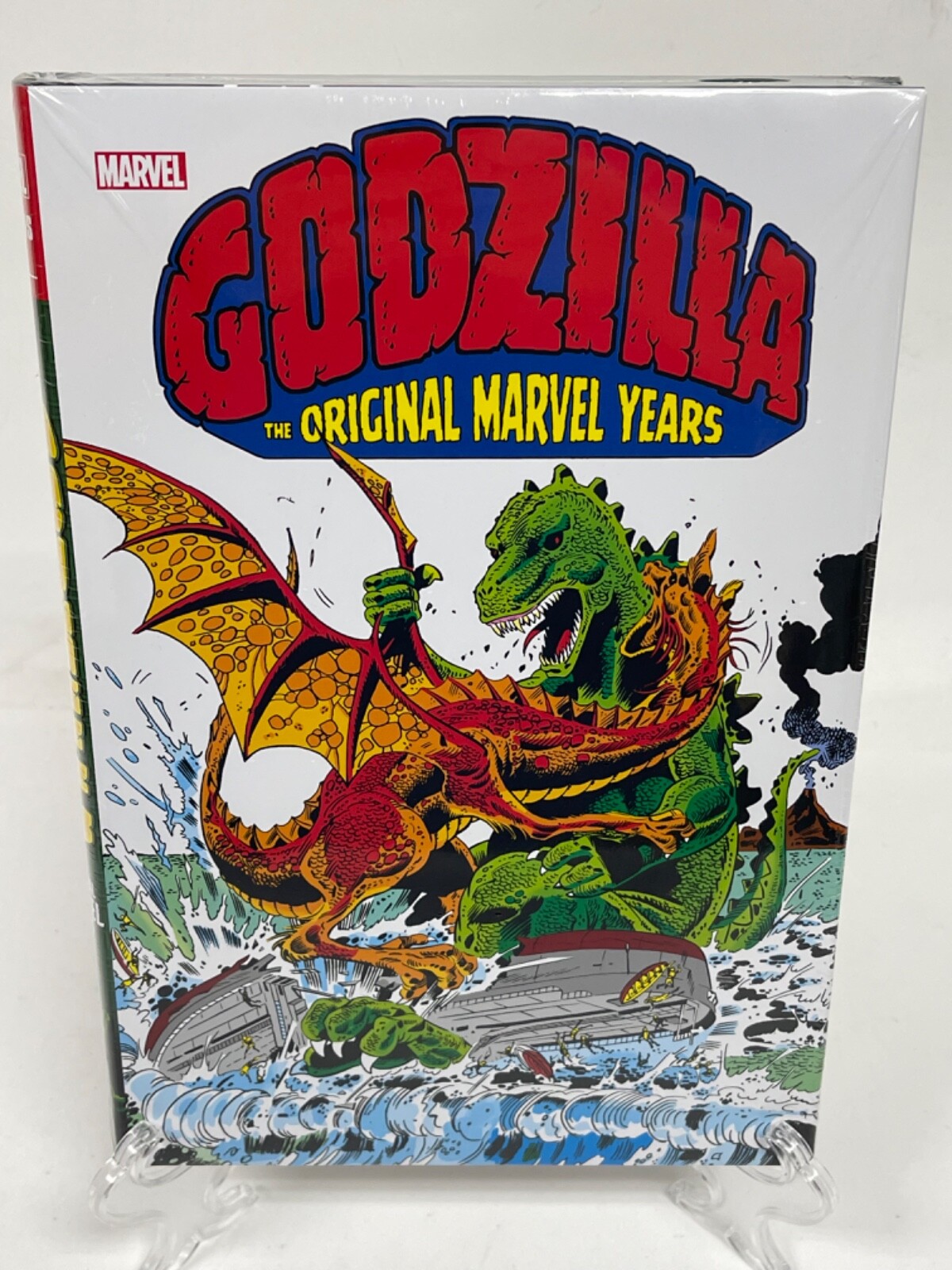 Godzilla Original Marvel Years Omnibus WAR OF GIANTS DM COVER Monster HC