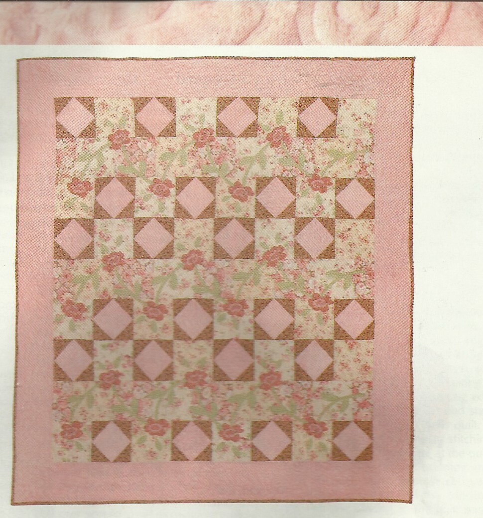 B0213 JUST PEACHY QUILT PATTERN/INSTRUCTIONS