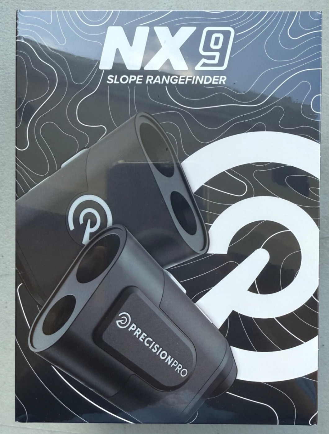 **NEW** ~ Precision Pro NX9 Slope Golf Rangefinder and Case ~ BLACK  EDITION
