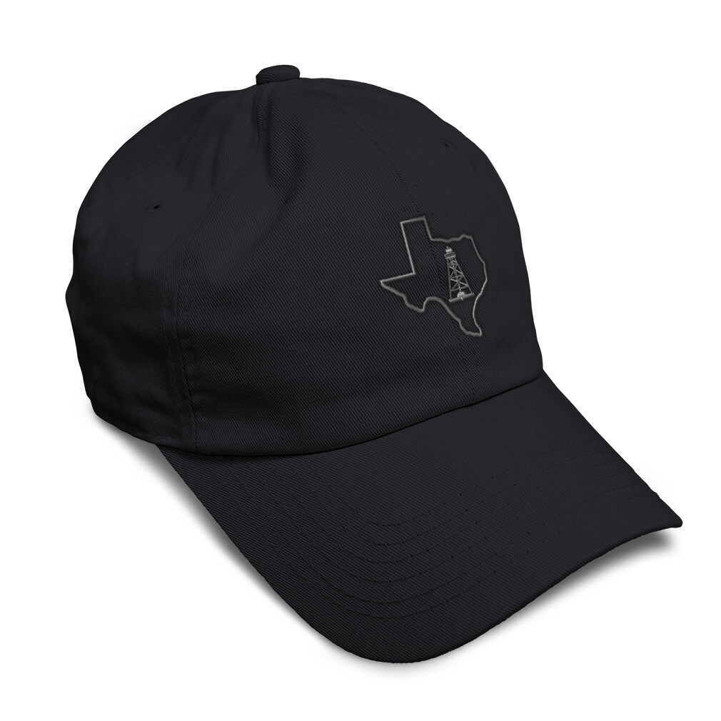 Soft Women Baseball Cap Oil Rig Texas State Map Embroidery Dad Hats for Men