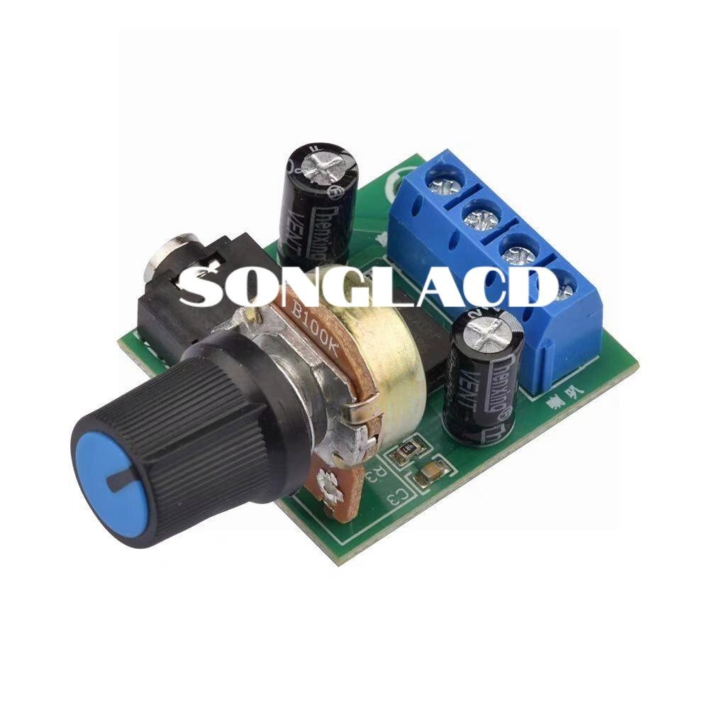 LM386 10W Audio Amplifier Board Mono 3.5mm DC 3-12V Volume Control AMP Module