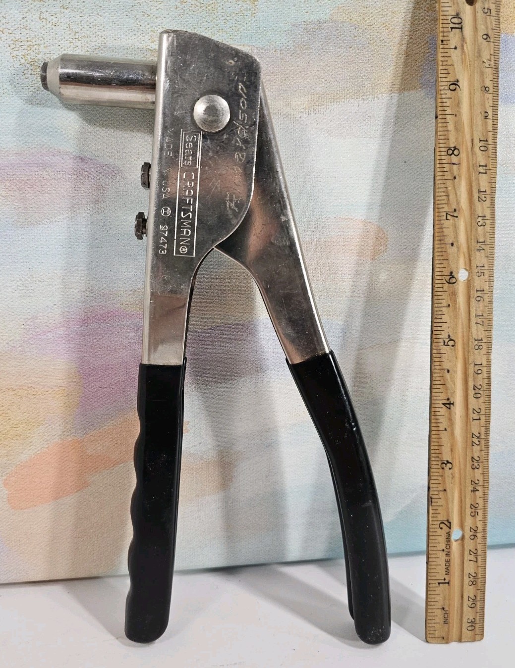 VTG SEARS/CRAFTSMAN #97473 HEAVY DUTY RIVETER MADE IN USA