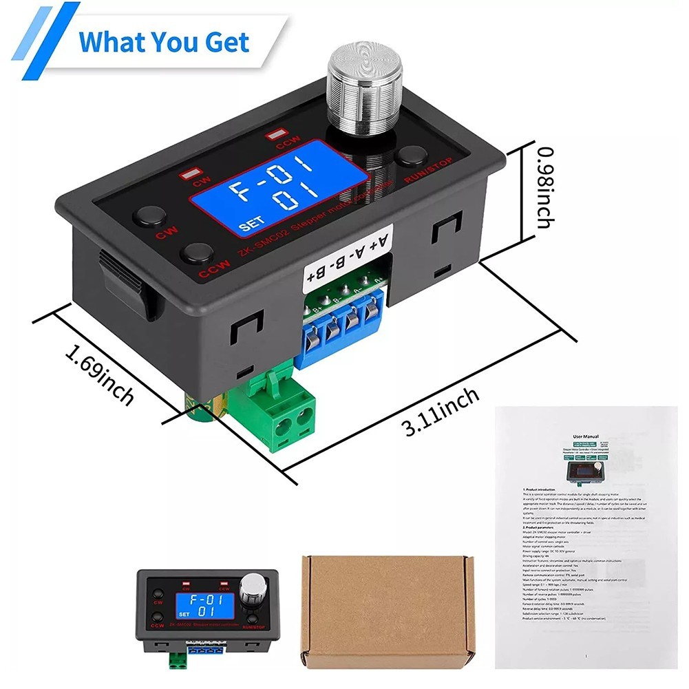 Stepper Motor Driver Module 4A Reverse Pulse Speed Control for Industrial