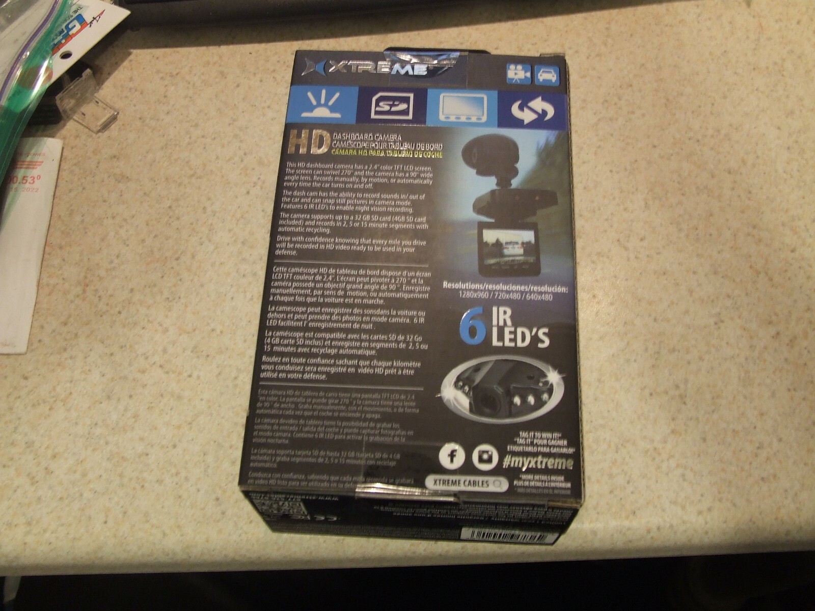 EXTREME HD DASHBOARD CAMERA