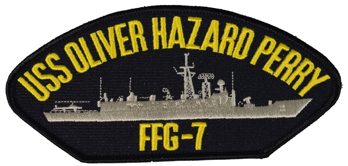 USS OLIVER HAZARD PERRY FFG-7 SHIP PATCH - GREAT COLOR - Veteran Owned Business