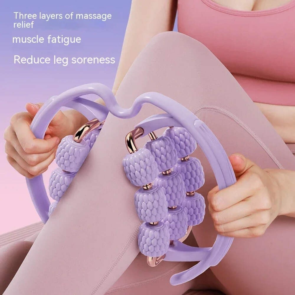 Leg Massage Roller - Annular Foam Roller for Muscle Recovery
