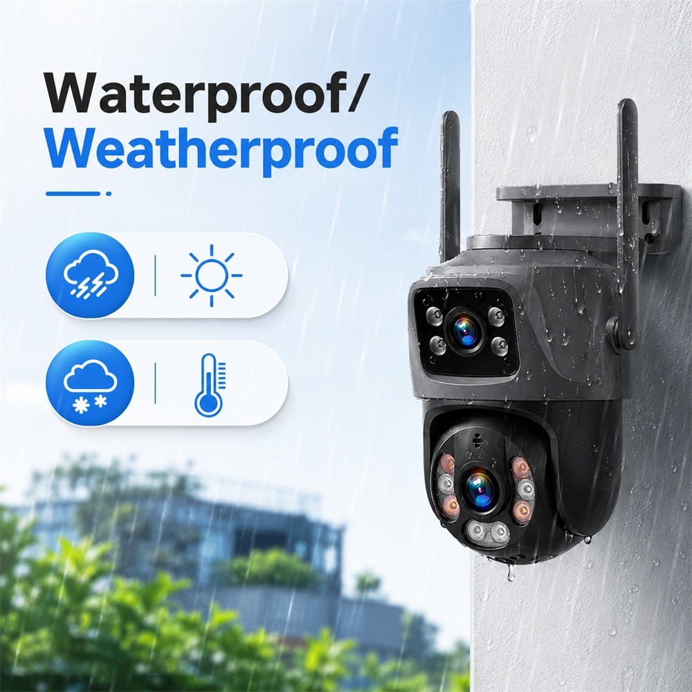 Complete 8CH Wireless Security System 6MP Cameras H.265+ Night Vision 500GB HDD
