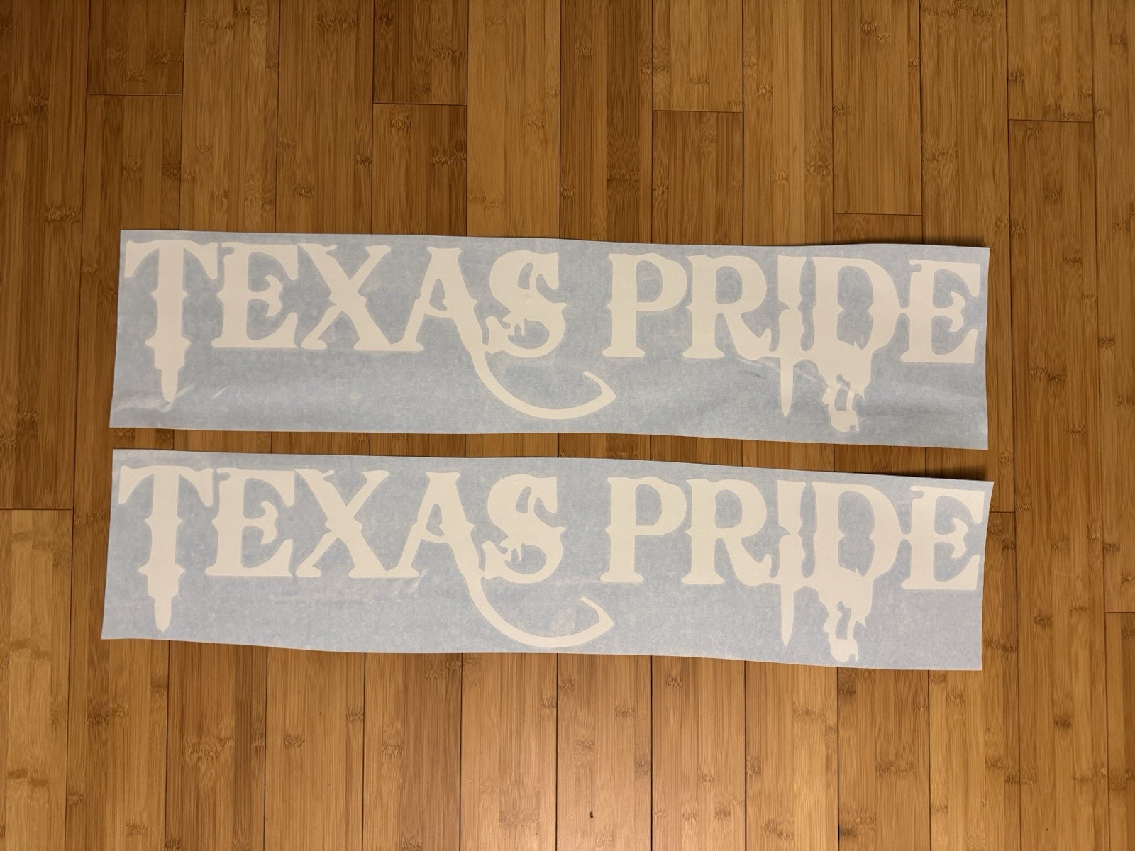 Texas Pride Trailers 36” Old Design Decals (set 2) Logo Trailer Sticker