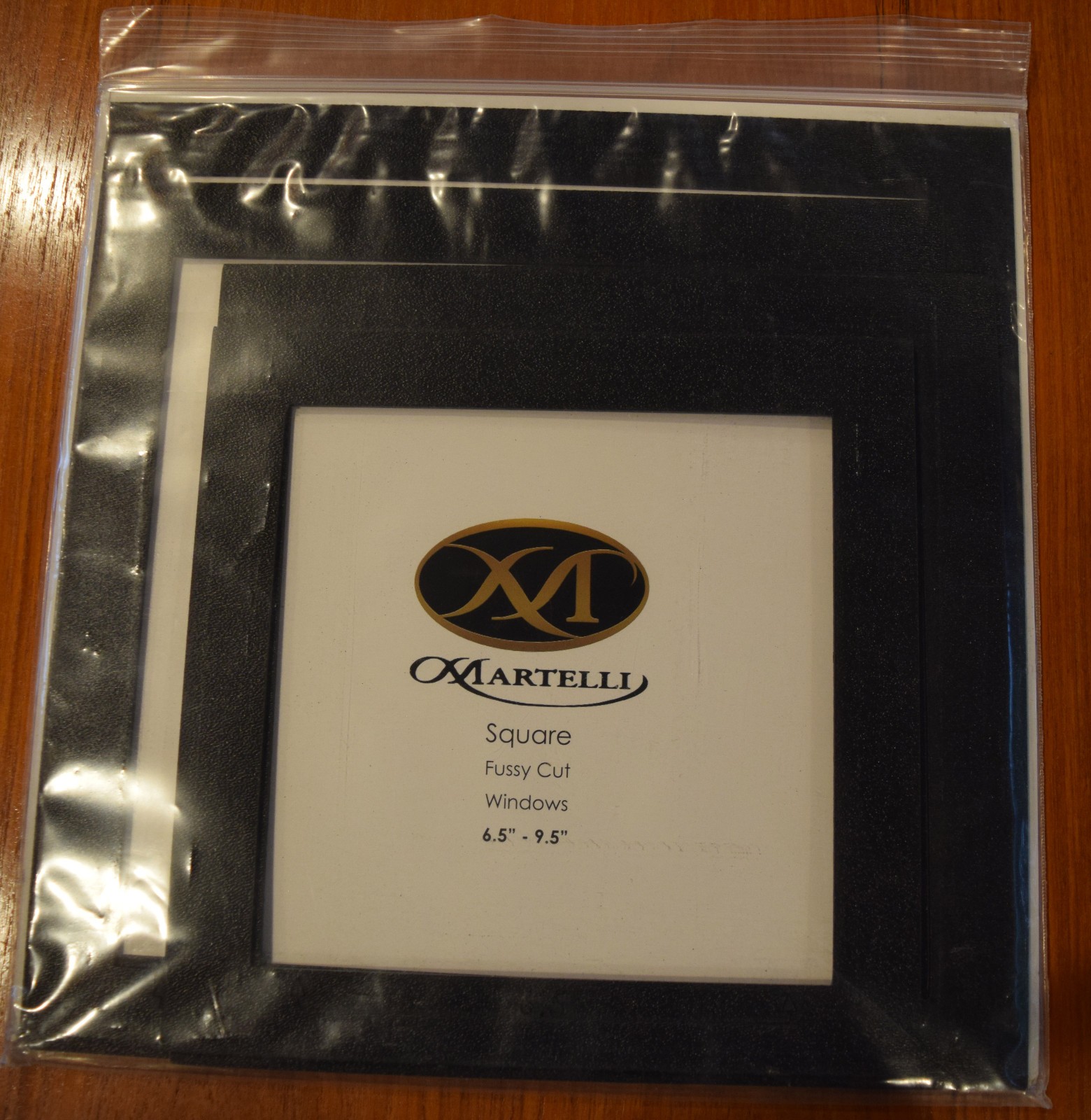 MARTELLI SQUARE FUSSY CUT WINDOWS 6.5" - 9.5" FOR QUILTING, MINOR USE SEE PHOTOS