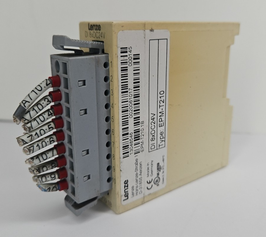 Lenze EPM-T210 DI 8xDC24V Input Output I/O Digital Module Unit Automation