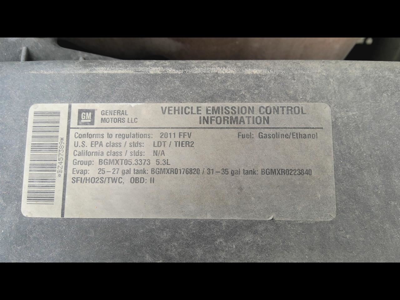 2007 - 2011 2013 GMC SIERRA 2500 PICKUP Chassis ECM Body Control moduleBCM
