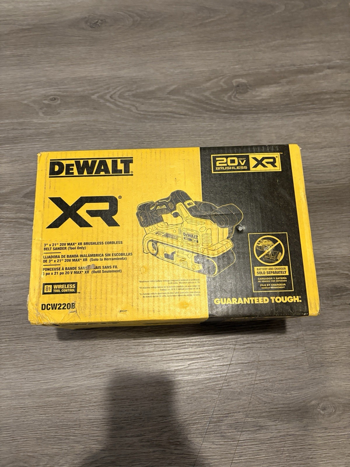 DEWALT XR 20V MAX Brushless Cordless 3x21 Belt Sander DCW220B Tool Only
