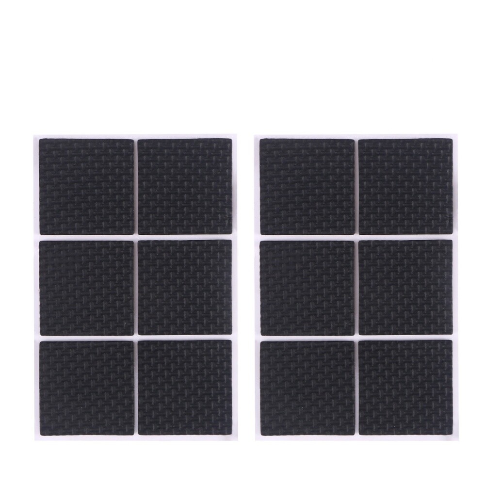12 Pcs Furniture Anti Slip Couch Pads Non Skid Chair Floor Grippers