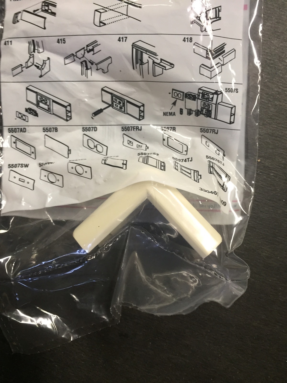 Wiremold 418 EXTERNAL ELBOW 400 SERIES