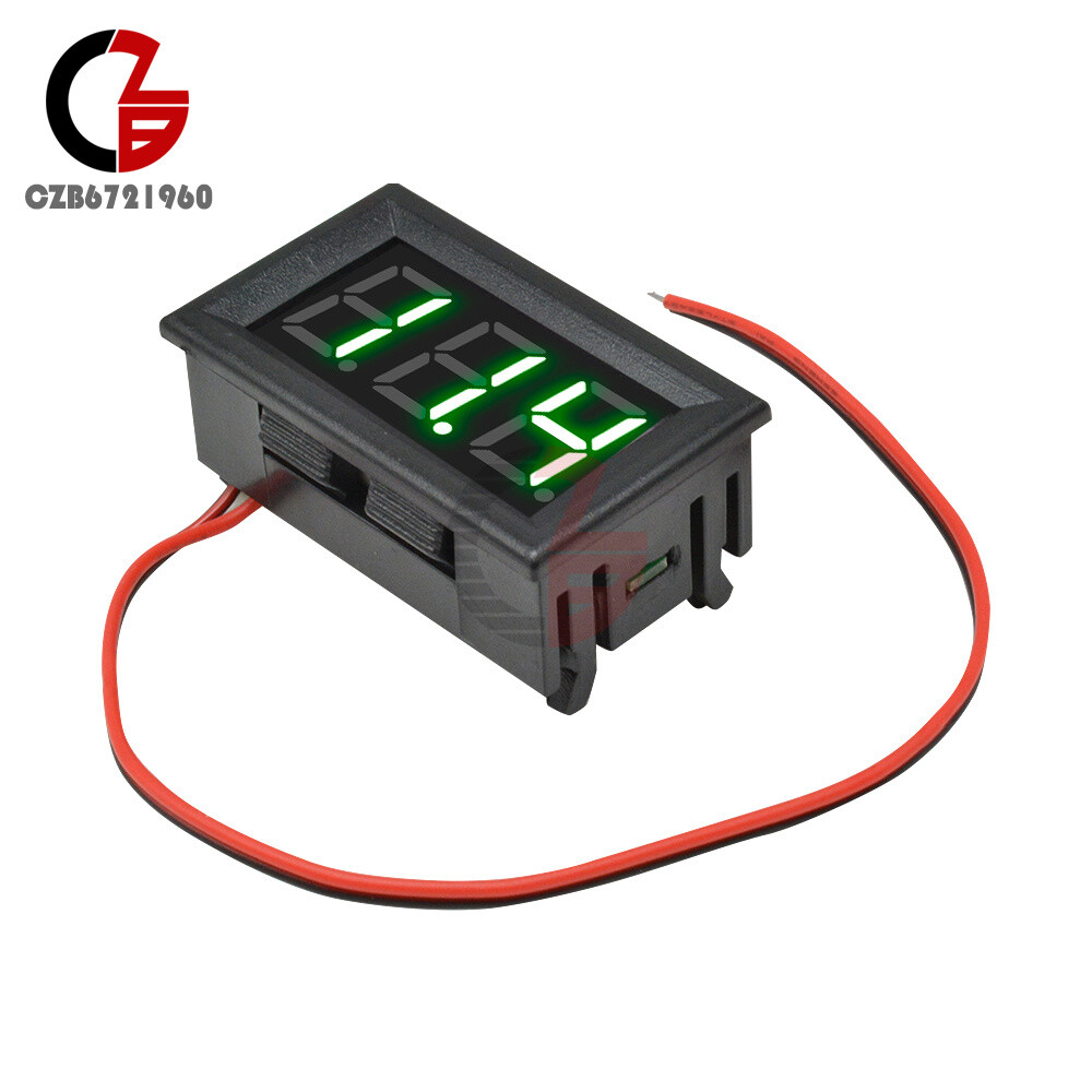 AC 70-500V Voltmeter 0.56" Inch Mini Digital Green LED Voltage Panel Volt Meter