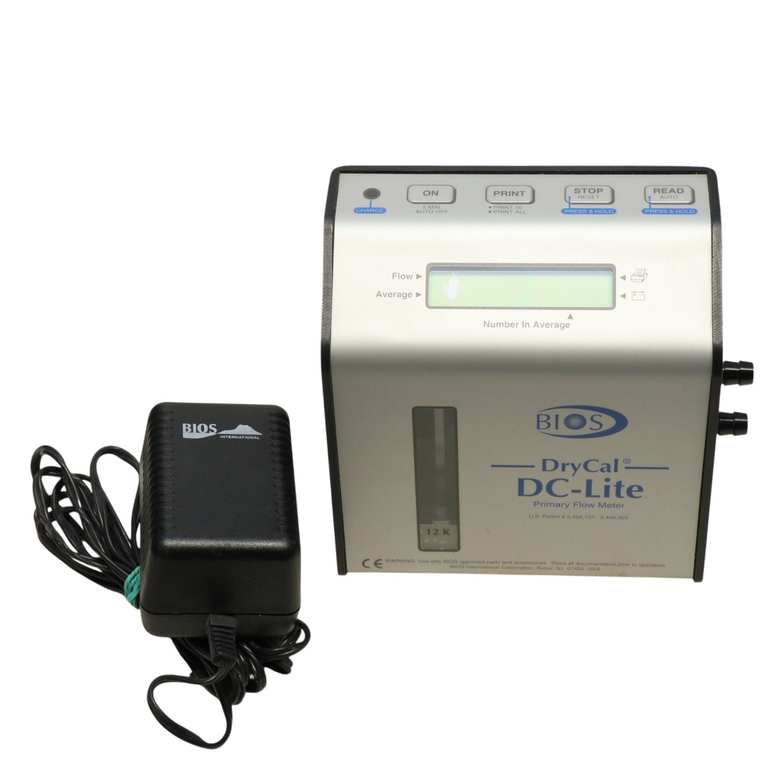 Bios DryCal DC-Lite Primary Flow Meter DCL-M and Power Supply