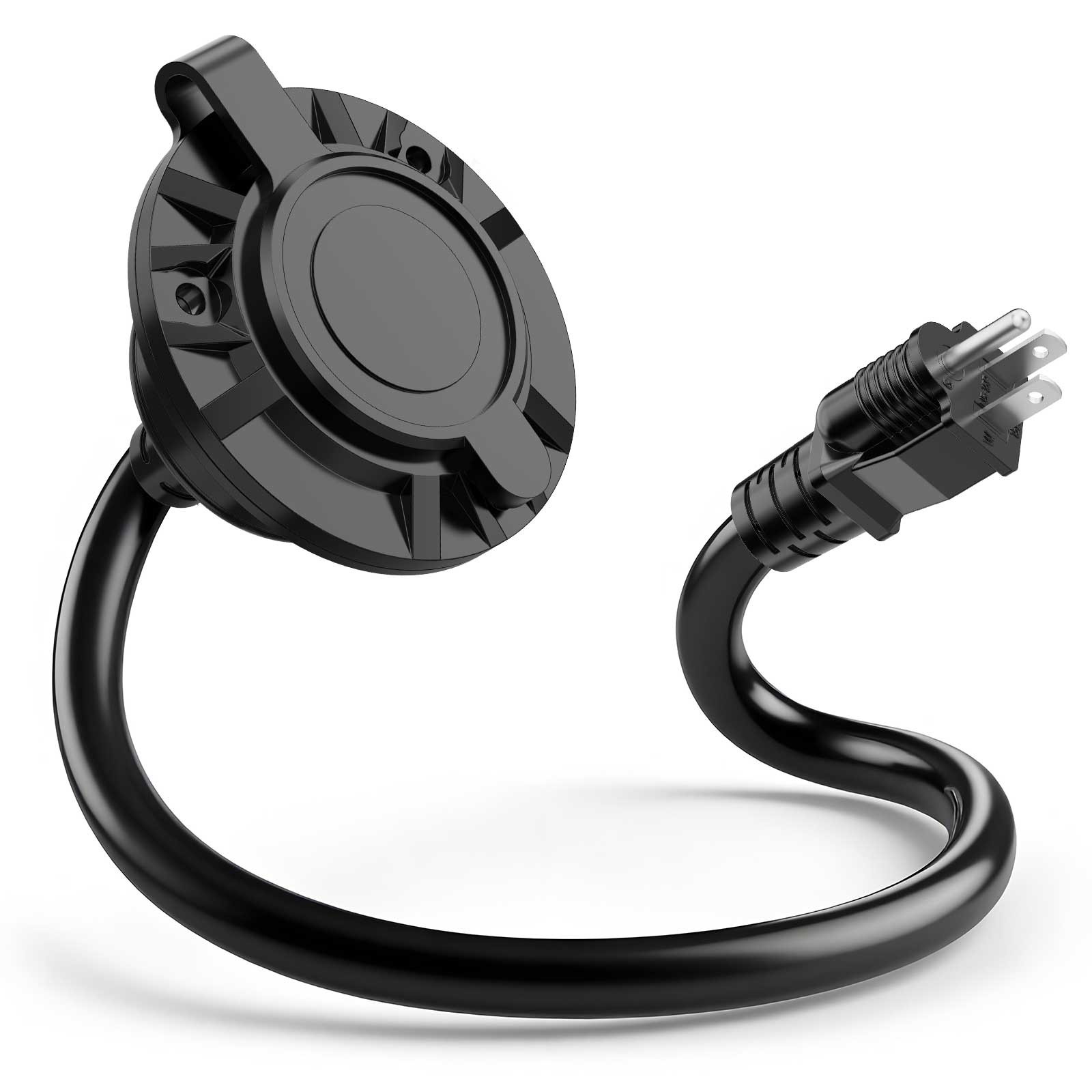 15A/20A Outdoor Power Outlet 125V Receptacle Kit with 20" Inch Extension Cord