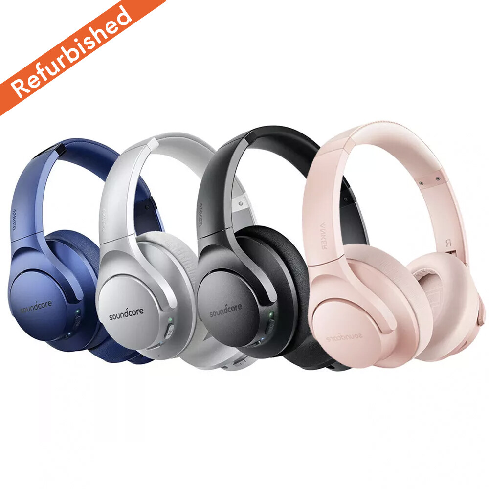 Soundcore Life Q20 Wireless Over Ear Headphones ANC Hi-Res Bass 40Hr Play|Refurb