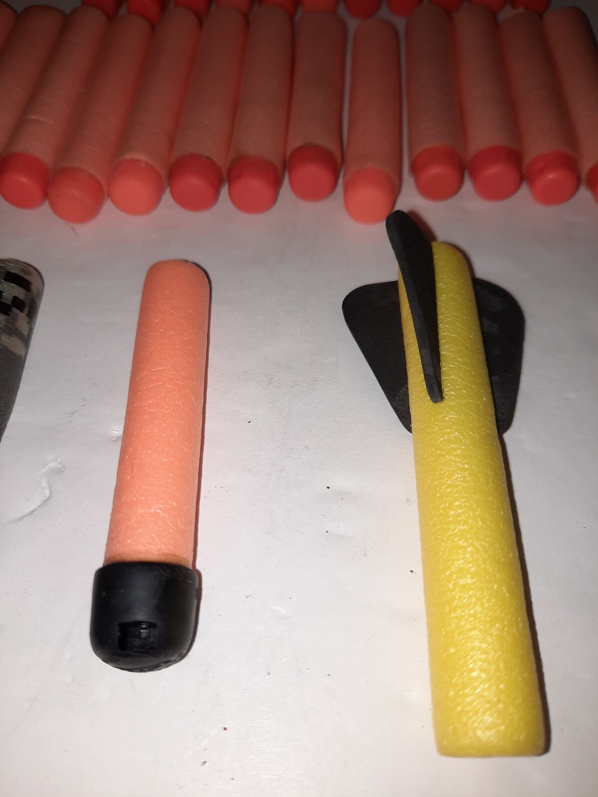 Buzz Bee Toys Ammo Case with Mixed Lot of 72 Foam Ammo darts Used