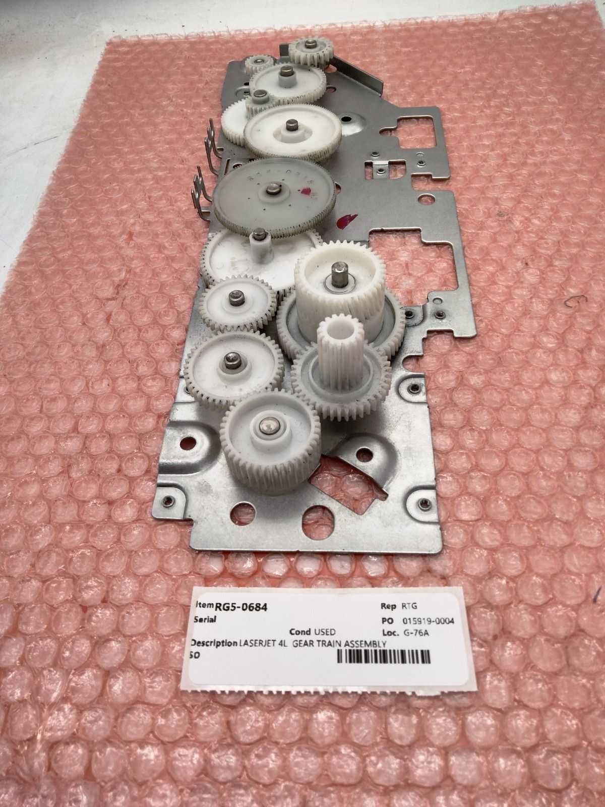 RG5-0684 LASERJET 4L GEAR TRAIN ASSEMBLY