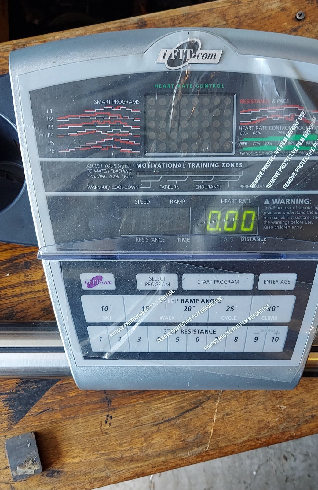Nordic Track elliptical console