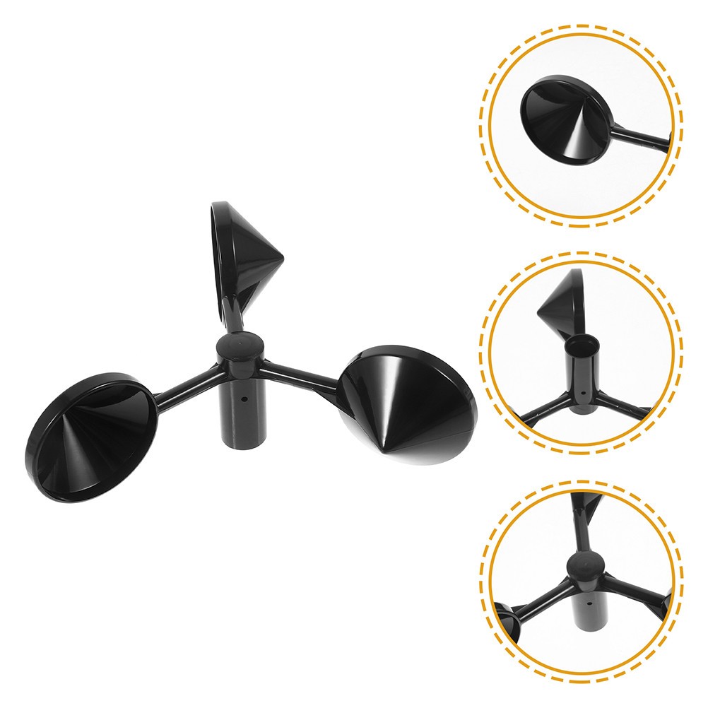 2 Pcs Wind Direction Indicator Measurement Device Anemometers Cup