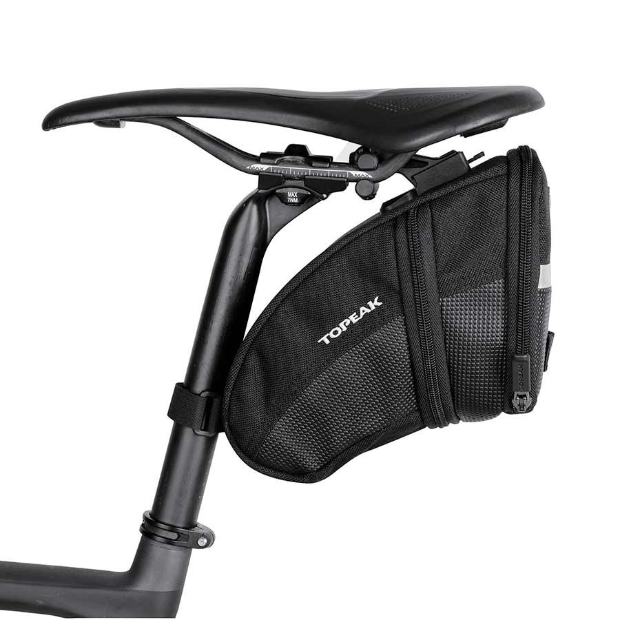 Topeak Aero Wedge Large Water-Resistant Cordura Seat Bag with QuickClick
