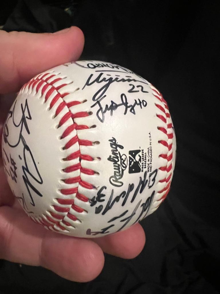 Original Authentic Player Signature Signed Team Brooklyn Cyclones Baseball 2011