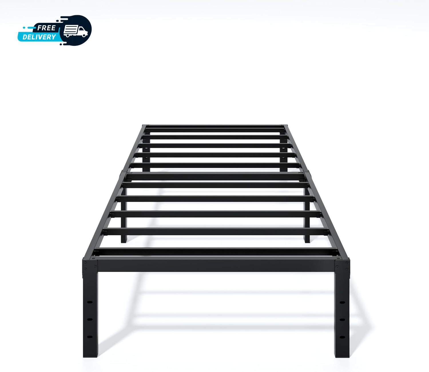 Metal Bed Frame Twin Size 14 Inch Heavy Duty Twin Platform Twin
