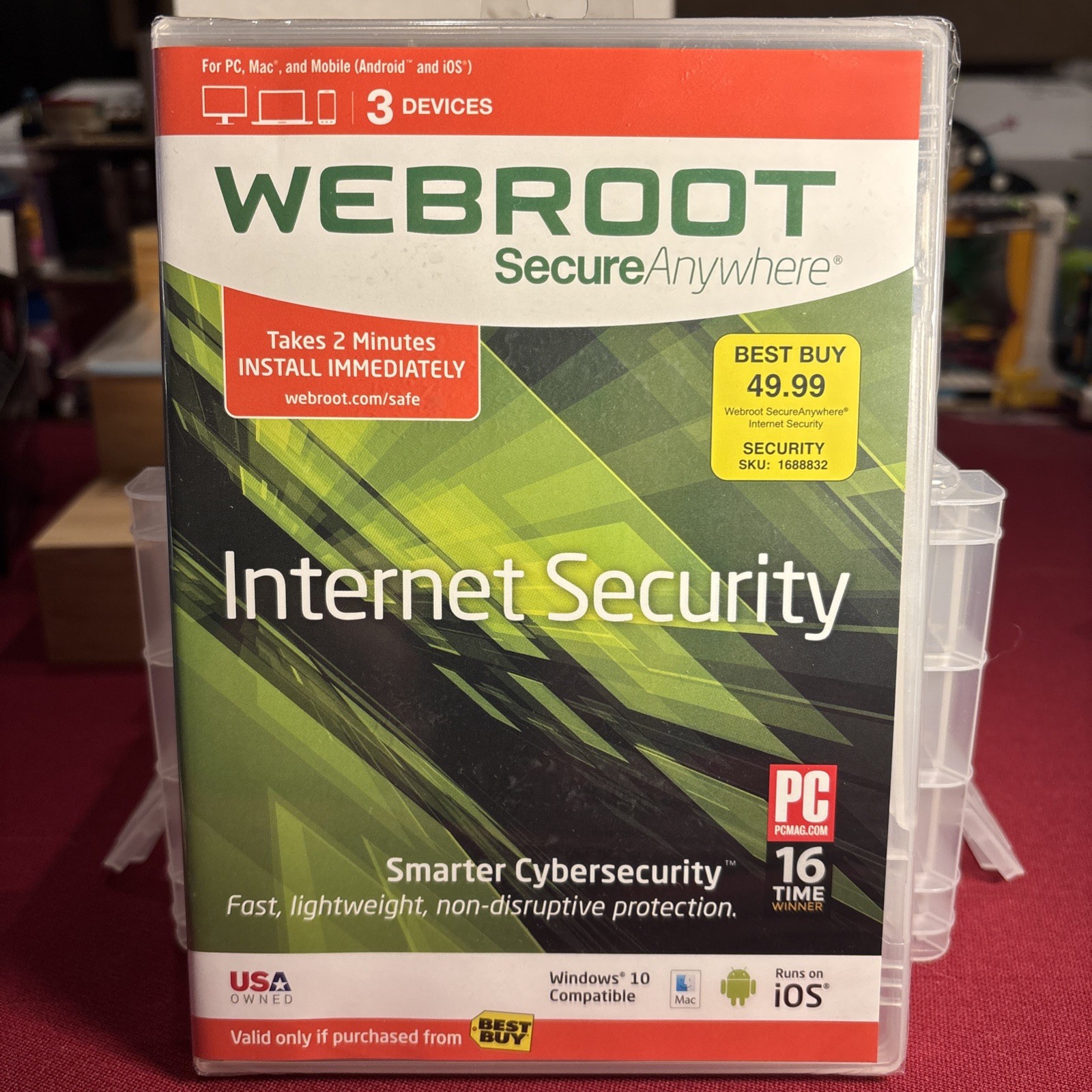 Webroot SecureAnywhere Internet Security 3-Device 2023+ Key Code ⭐️ Sealed NEW