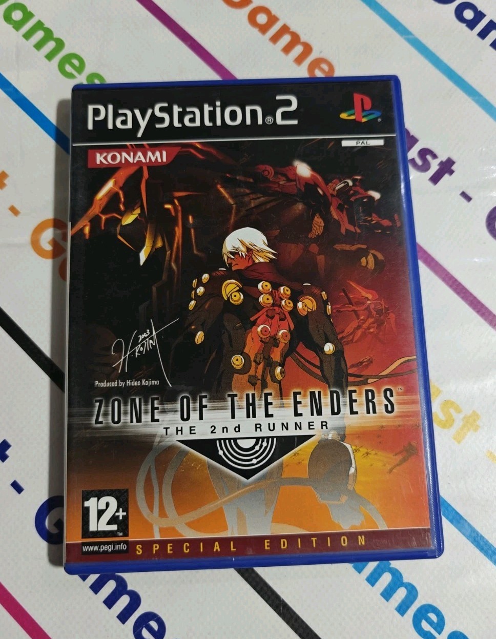 SONY PS2 ZONE OF ENDERS 2 THE 2ND RUNNER PLAYSTATION 2 ITALIAN MINT RARE