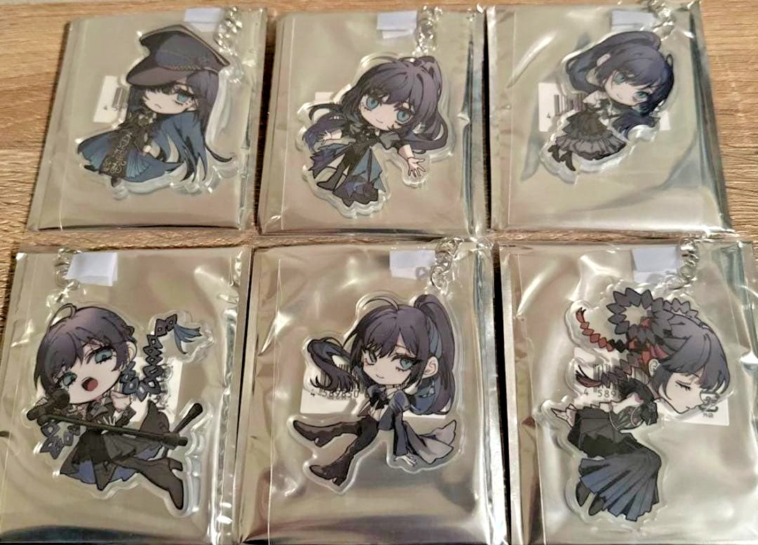 Ado Acrylic Key Holder Yodaka Set of 6 NEW 2025 Official