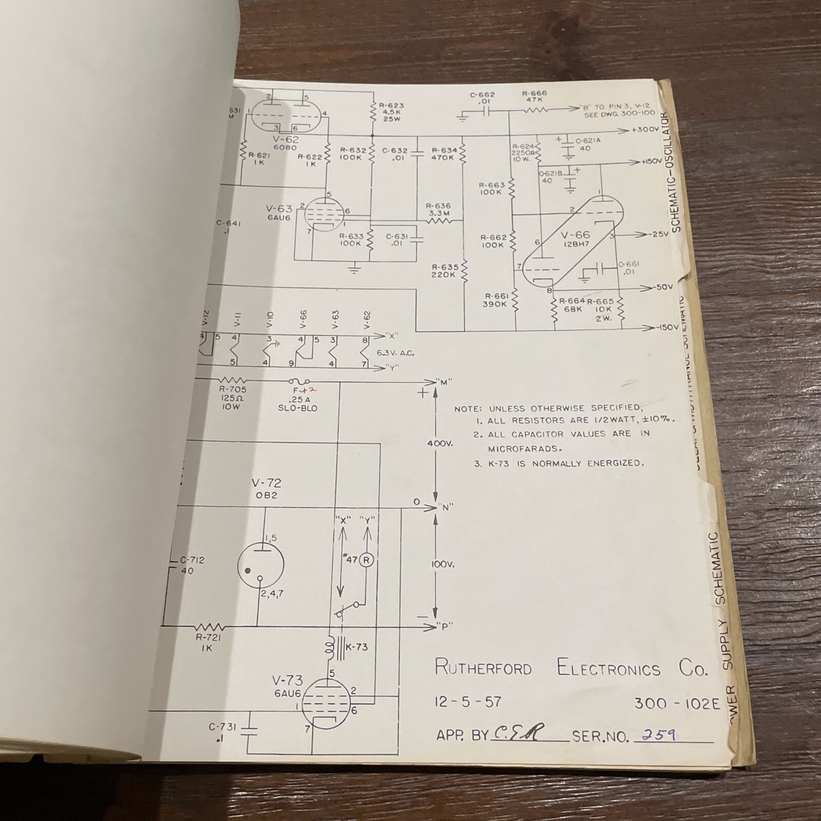 Rutherford Model B3-3 Double Pulse Generator Instruction Manual
