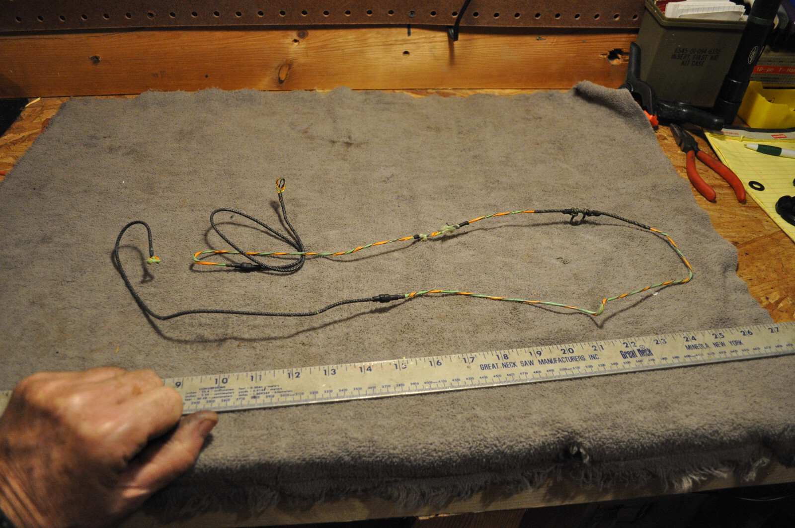 Bowtech  Constitution Compound  long Bow String ,  not useable as is, for parts